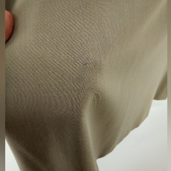 Selection de Givenchy Shearing Wool Tan Plus Size 24W Suit Jacket Skirt Vented - Picture 9 of 16